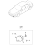 Diagram for 2002 Kia Spectra Fog Light - 0K2NB51520