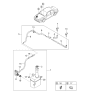 Diagram for Kia Spectra Windshield Washer Nozzle - 0K2AA67510