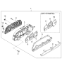 Diagram for Kia Spectra Instrument Cluster - 0K2NA55471