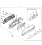 Diagram for 2002 Kia Spectra Instrument Cluster - 0K2NB55430