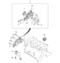 Diagram for 2003 Kia Spectra Oil Pump Rotor Set - 213122Y010