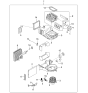 Diagram for 2000 Kia Spectra Blower Motor - 1K2N261145A