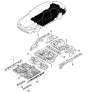 Diagram for Kia Spectra Floor Pan - 0K2NA53600