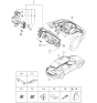 Diagram for 2001 Kia Spectra Relay Block - 0K2N166730