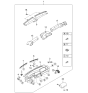 Diagram for 2002 Kia Spectra Air Bag - 0K2DJ57K50B75