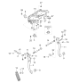 Diagram for 2002 Kia Rio Brake Light Switch - MDX5066490