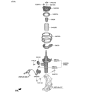 Diagram for Kia Stinger Shock and Strut Boot - 54625J5000