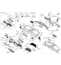 Diagram for 2021 Kia Stinger Steering Column Cover - 84852J5200WK