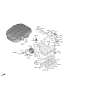 Diagram for Kia Stinger Throttle Body Gasket - 351013L000