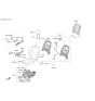 Diagram for 2018 Kia Stinger Air Bag Control Module - 80620J5500