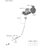 Diagram for Kia Automatic Transmission Shift Levers - 467W0J5200WK