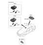 Diagram for 2023 Kia Stinger Dome Light - 92850J5000TWK