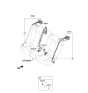 Diagram for 2020 Kia Stinger Seat Belt - 89840J5200YBR