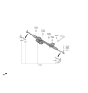 Diagram for Kia Stinger Steering Gear Box - 57700J5420