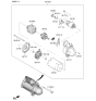 Diagram for Kia Sorento Armature - 361502GGA0