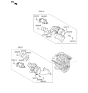 Diagram for Kia EGR Valve - 394003L100