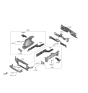 Diagram for 2020 Kia Stinger Radiator Support - 64101J5000