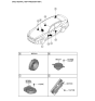 Diagram for 2023 Kia Stinger Car Speakers - 96380J5000