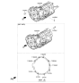 Diagram for 2020 Kia Stinger Transmission Assembly - 450004JAR0