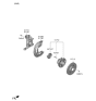 Diagram for 2020 Kia Stinger Wheel Hub - 51750J5000