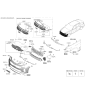 Diagram for Kia Stinger Parking Assist Distance Sensor - 95720J5300C4S