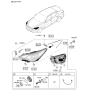 Diagram for Kia Stinger Light Socket - 92161D3020