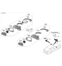 Diagram for Kia Stinger Mirror Actuator - 876123R000