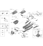 Diagram for 2021 Kia Stinger Armrest - 84660J5200CD7