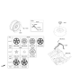 Diagram for 2021 Kia Telluride Spare Wheel - 529102M902