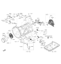 Diagram for Kia K900 Transfer Case Mount - 459314J000