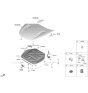 Diagram for 2020 Kia Stinger Lift Support - 81161J5000