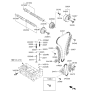 Diagram for Kia Optima Hybrid Timing Chain Tensioner - 244702G800