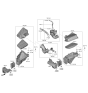 Diagram for 2021 Kia Stinger Air Duct - 28210J5100