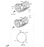 Diagram for 2020 Kia Stinger Transmission Assembly - 4500047AA0