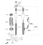 Diagram for 2018 Kia Stinger Coil Springs - 55330J5050