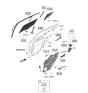 Diagram for 2021 Kia Stinger Window Regulator - 83471J5000