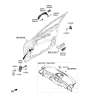 Diagram for 2023 Kia Stinger Door Handle - 82661J5210