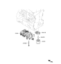 Diagram for Kia Engine Oil Cooler - 264102GPA0