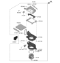 Diagram for Kia Stinger Blower Motor - 97100J5000