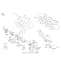 Diagram for Kia Telluride Crankshaft Gear - 231213L100