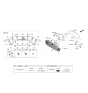 Diagram for 2019 Kia Stinger Emblem - 86312J5100