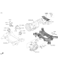 Diagram for Kia Stinger Transfer Case Mount - 21730J5500