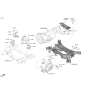 Diagram for 2020 Kia Stinger Muffler Hanger Straps - 28785J5000