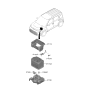 Diagram for 2024 Kia Soul Battery Tray - 37150K0000