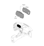 Diagram for 2024 Kia Soul Speedometer - 94023K0000