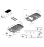 Diagram for 2021 Kia Niro EV Dome Light - 928913S000HGC