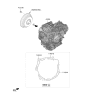 Diagram for 2024 Kia Soul Transmission Assembly - 480002H357