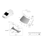 Diagram for Kia Soul Windshield - 86110K0720