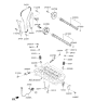 Diagram for Kia Forte Cam Gear - 243702E020