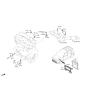 Diagram for 2024 Kia Soul Engine Control Module - 391712ENA1